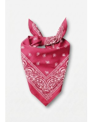 Walkenzo Paisley Desen %100 Pamuklu Çok Amaçlı Bandana Fular