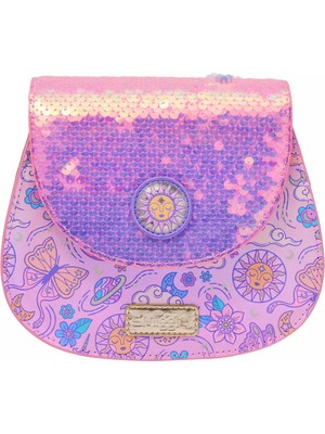 Smiggle - Cosmos Parıltılı Omuz Seyahat Günlük Çanta
