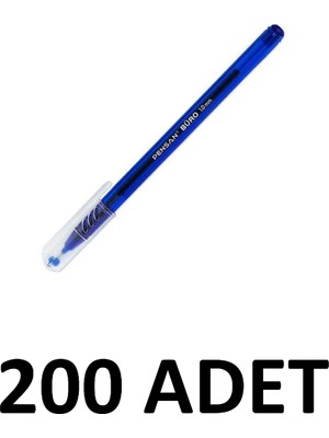 Pensan Büro Kalem 200 Adet Tükenmez 1mm Kalemi