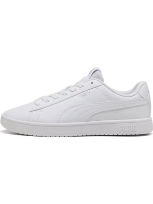 Puma 394251 01 Rickie Classic Beyaz-Gümüş Erkek Spor Ayakkabı