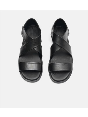 Butik Noble Shoes Hakiki Deri Kadın Sandalet