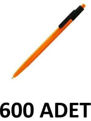 Mikro 600 Adet 33 Tükenmez Kalem 1mm Kahveci Kalemi