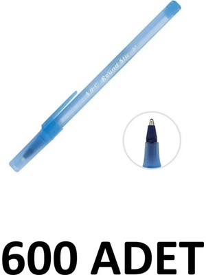 Bic Round Stic 600 Adet 1 mm Tükenmez Kalem