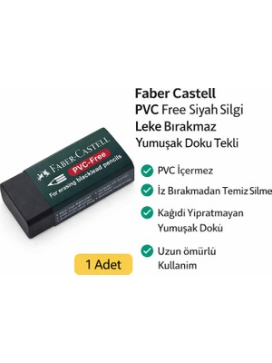 Bezos No.30 Pvc Free Siyah Silgi 1 Adet Leke Bırakmaz Yumuşak Doku