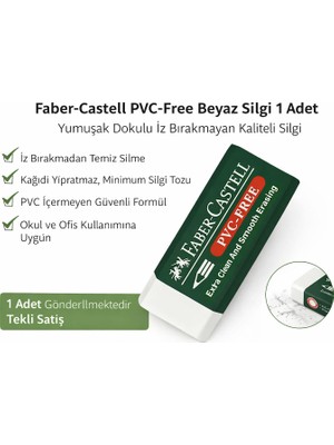 Bezos Pvc-Free NO24 Beyaz Silgi 1 Adet Yumuşak Dokulu Iz Bırakmayan Kaliteli Silgi