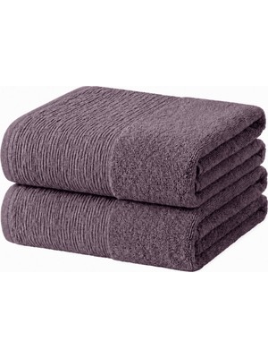 Elif Mira 2'li Büyük Boy Banyo Havlusu 90X150 cm %100 Pamuk Siena Collection 650 gr