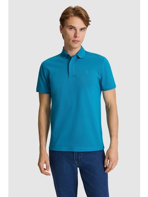 U.s. Polo Assn. Erkek Petrol Tişört Basic 50327003-VR102