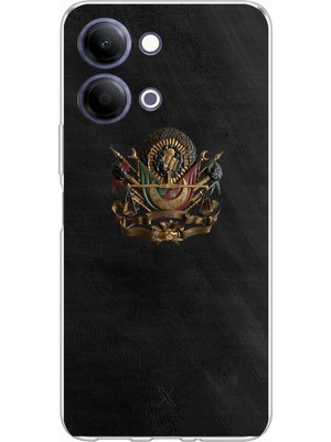 TechTree Vivo Y11D / Y05 4g Uyumlu Osmanlı Tuğrası Detaylı Baskılı Silikon Kılıf
