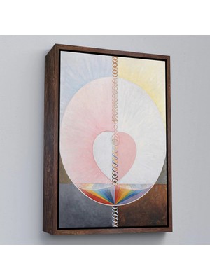 Uslucan Alışveriş Ahşap Çerçeveli Hilma Af Klint - Soyut TABLO-7316