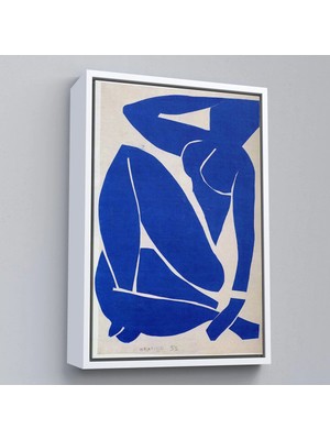 Uslucan Alışveriş Ahşap Çerçeveli Henri Matisse - Blue Nude TABLO-8082