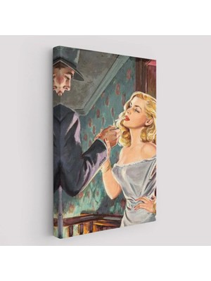 Uslucan Alışveriş Luther Gordon Tarafından Yazılan Özgür ve Kolay Kanvas TABLOSU-5255
