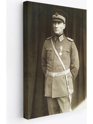 Uslucan Alışveriş Atatürk Portre Tablosu Türkiye Cumhuriyeti Kurucusu Mustafa Kemal Atatürk Dekoratif Tablo-Cu-73
