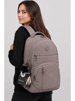 Bevitton Su Geçirmez Kumaş Okul Çantası Unisex Vizon Okul Sırt Çantası 1700