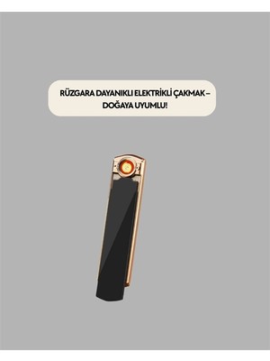 Uravas Store Plazma Ark Teknolojili Elektrikli Çakmak – Dokunmatik, LED Göstergeli, Şarj Edilebilir