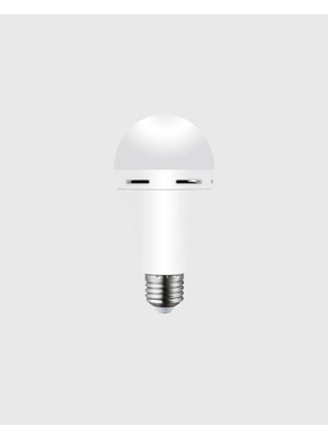 Uravas Store 30W Şarjlı LED Ampul E27 Duy %80 Enerji Tasarruflu Soğuk Beyaz