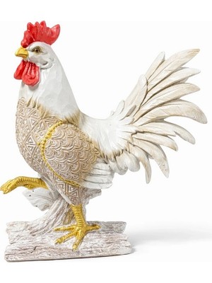 Uravas Store Özel Tasarım Polyester Horoz Figürü AALK4361