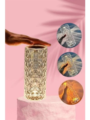 Uravas Store Sevgililer Gününe Özel Romantik Kristal Gece Lambası Sevgiliye Hediye