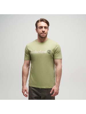 Timberland Kennebec River Linear Logo Short Sleeve  Erkek T-Shirt