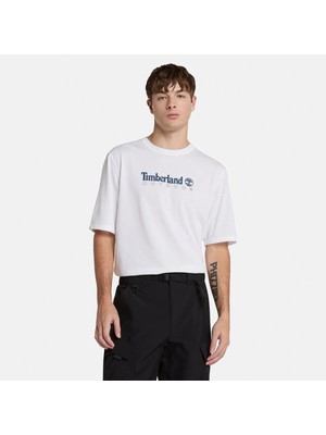 Timberland Uv-Protection Logo Short Sleeve Tee Erkek T-Shirt
