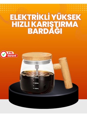 Uravas Store Isıtıcılı Manyetik Karıştırıcı Kupa – 400 Ml, C Tipi Şarjlı, Akıllı Tasarım