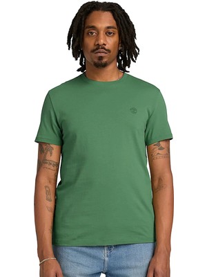 TB0A2BPRA6Z1 Timberland Dunstan Rıver Short Sleeve Tee Erkek T-Shirt Yeşil