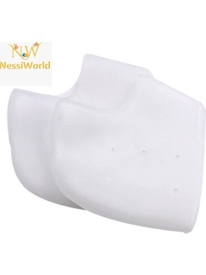 NW NessiWorld Silikon Topuk Çorabı Beyaz Renk