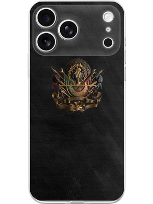 TechTree Iphone 17 Pro Uyumlu Osmanlı Tuğrası Detaylı Baskılı Silikon Kılıf