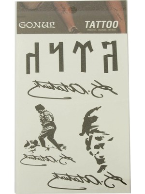 Uravas Store Atatürk Temalı Tattoo Dövme Sticker