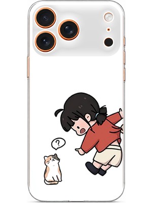 TechTree iPhone 17 Pro Max Uyumlu Zorla Çekiştirilen Sevgili - Çift Kombini Baskılı Silikon Kılıf