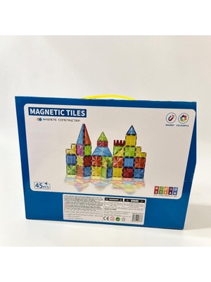 NW NessiWorld SH40763 45 Parça Magnet Yıldız Elmas Seri Bloklar