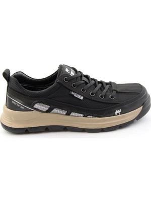 Bambi Siyah Kumaş  Erkek Sneaker E01175522404