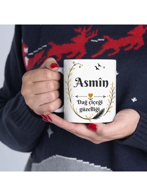 Asmîn Isimli Kupa Bardak Kürtçe Isimli Kupa Bardak Kişiye Özel Kupa Mug