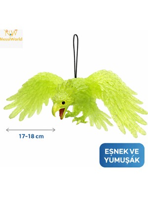 Toptan Bulurum Asılabilir Lateks Kartal Dekor Süsü Yeşil 1718 cm