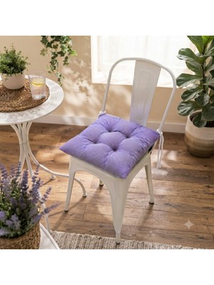 Mayse 4'lü Sandalye Minderi 40X40 cm – Dolgulu, Yıkanabilir
