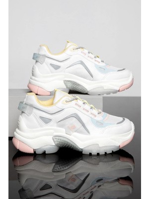 TeknoKapsül Dark Seer Ds Linda Beyaz Kadın Sneaker