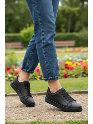 TeknoKapsül Soho Siyah-Siyah Kadın Sneaker 14395
