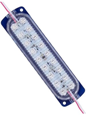Uravas Store Powermaster 12 Volt 3.6 Watt Mavi Flaşlı Yanıp Sönen 2835 Modül LED