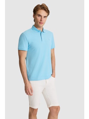 U.s. Polo Assn. Erkek Aqua Tişört Basic 50327003-VR007