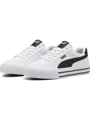 TeknoKapsül Puma Court Classic Vulc Fs 396353 Unisex Spor Ayakkabı Beyaz-Siyah