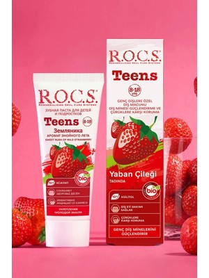 Uravas Store Mey Ithalat®  .teen Yaban Çileği Diş Macunu 8-18 Yaş 60 ml