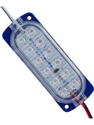 Uravas Store Powermaster Parlak Yanıp Sönen Mavi 24 Volt 1.2 Watt  2835 Modül LED