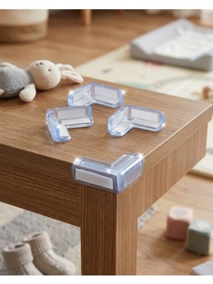 Uravas Store Mey Ithalat® Masa Köşe Koruyucu 4 Lü Set Bebek Çocuk Güvenlik Köşe Aparatı