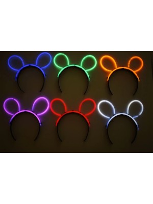 Uravas Store Mey Ithalat® Glow Taç Fosforlu Taç Karışık Renk 12 Adet