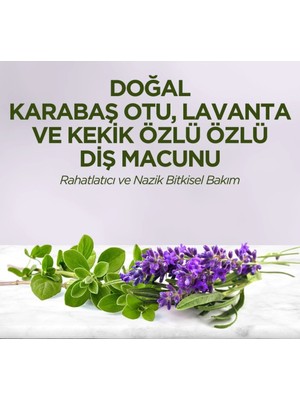 Uravas Store Mey Ithalat®   Doğal Diş Macunu 90 gr Karabaş Otu & Lavanta ve Kekik Özlü