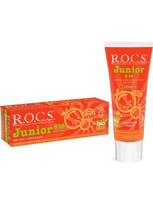 Uravas Store Mey Ithalat®  .junior Diş Macunu 6-12 Yaş 60 ml Meyveli Gökkuşağı