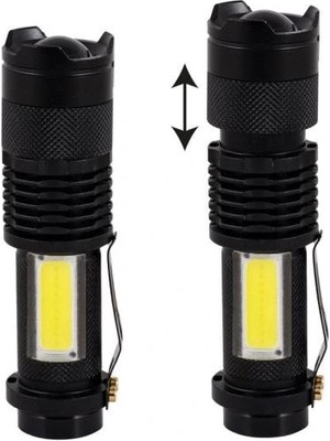 Uravas Store Ps-2 Cree Q5 ve Cob LED Teknolojisi, 200M Menzili ve Şarj Edilebilir Yapısıyla Cebinizdeki En Güçlü Işık Kaynağı Olacak.
