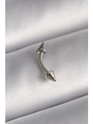 Uravas Store 316L Çelik Gümüş Renk Çivi Model Piercing