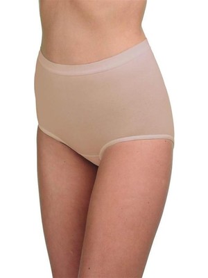 Coton House Blackspade 1314 Bayan Essential Yüksek Bel Büyük Beden Ten Slip Külot