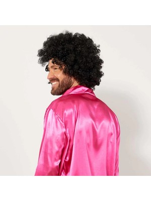 Uravas Store Mey Ithalat® Siyah Renk Kıvırcık Afro Bonus Peruk