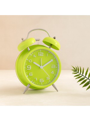 Uravas Store Twin Bell Metal Masa Çalar Saat 10 cm